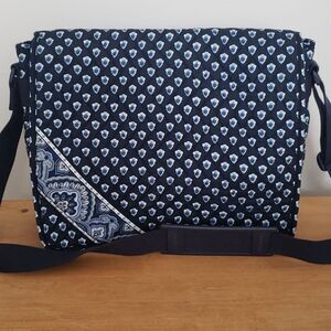 Vera Bradley Messenger or Diaper bag blue print